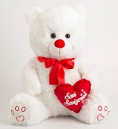 Peluş Ayı Seni Seviyorum Kalpli Ayı 50cm - 1