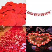 Sevgiliye Eşe Evlilik Yıldönümü Kutlama Sürprizleri Süsleme Paket - 1