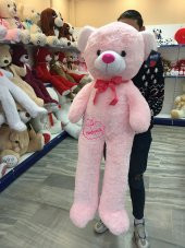 14 Şubat Özel-Peluş Oyuncak Ayı 125 Cm Yumuşacık Pufidik Peluş Ayıcık Sarılmalık Uyku Arkadaşım Şok Fiyat - 3
