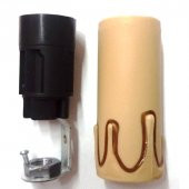 E-14 Kahve 6.4 Cm Mum Duy 3 Adet - 1