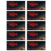 10 Adet Adet Star Nights Bay Bayan Unisex Bitkisel Kahve - 1