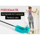 Kornişmatik Perde Takma Aparatı Tül Takma Aparatı Asma Perdematik - 1