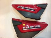MOTORAN MTR 125 -KANUNİ BRETON S 125 UYUM YAN KAPAK TAKIM KIRMIZI - 1