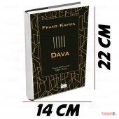 DAVA / FRANZ KAFKA LÜX BEZ CİLTLİ SERT KAPAK DÜNYA KLASİKLERİ thumbnail 2
