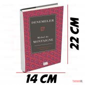 DENEMELER / MONTAIGNE LÜX KUMAŞ BEZ CİLTLİ SERT KAPAK KLASİKLER - 2