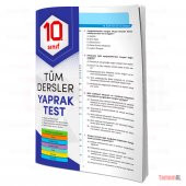 10.sınıf TÜM DERSLER YAPRAK TEST (SORU BANKASI) ELEMENT YAYINLARI - 3
