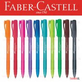 Faber Castell Renkli Tükenmez Kalem 5 Farklı Renk Set - 6