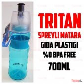 SPREYLİ MATARA TRİTAN tupperware GIDA PLASTİĞİ 0 BPA FREE 700ML - 9