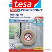 TESA (ALMAN MARKASI) ŞEFFAF ÇİFT TARAFLI GÜÇLÜ KÖPÜK BANT 20Kg - 1