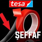 TESA (ALMAN MARKASI) ŞEFFAF ÇİFT TARAFLI GÜÇLÜ KÖPÜK BANT 20Kg - 6