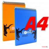 GIPTA A4 Dik Spiralli ÇİZGİLİ KARELİ PP KAPAK DEFTER (Bloknot) - 1