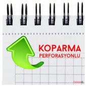 GIPTA A4 Dik Spiralli ÇİZGİLİ KARELİ PP KAPAK DEFTER (Bloknot) - 4
