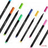 GIPTA FineLiner K606 Sert PP KUTULU 12 RENK KALEM (Özel Seri) - 3