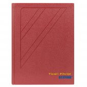 BAYINDIR 17x24 Lüx Ciltli Ticari Fihrist Kenarı Harfli Borç - 9