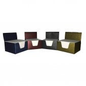 4 ADET Küp BLOKNOT 500 Yaprak 80x80 mm Kare1.hamur Beyaz kağıt - 3