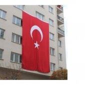 200x300 cm 1.Sınıf En KALİTE Alpaka KUMAŞ TÜRK BAYRAĞI BAYRAK - 1