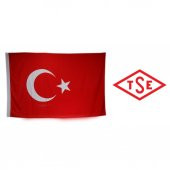 30x45 cm 1.Sınıf En KALİTE Alpaka KUMAŞ TÜRK BAYRAĞI BAYRAK thumbnail 2