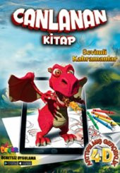 CANLANAN KİTAP SEVİMLİ KAHRAMANLAR 4D BOYAMA KİTAPLARI DEVAR Kids - 2
