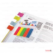 TEMAT P525 12X45 MM PAGE MARKER 5 RENK POŞETTE - 5