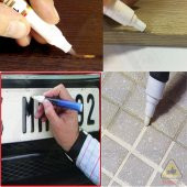 PİLOT Araç Kaporta Rötüş Boya Kalemi Beyaz Siyah gri Kırmızı JAPO - 3