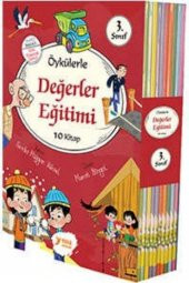 Öykülerle DEĞERLER EĞİTİMİ 10 Hikaye Kitap Seti Renkli Resimşli - 1