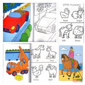 Benim Büyük Boyama Kitaplarım 5 Kitap Set (Örnekli) - 3