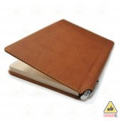 Termo Cilt Deri DEFTER Lastikli 14x20 Tarihsiz AJANDA Kalem Yuval - 6