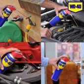 Wd 40 Çok Amaçlı Pas Sökücü Yağlayıcı 350 ml AKILLI Smart Straw - 11