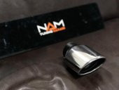 rüzgar ıslık sesi çıkaran egzoz ucu krom paslanmaz - 1