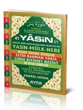 AYFA 103 CAMİ BOY 41 YASİN 2 RENK TÜRKÇELİ KARŞILIKLI SAYFA - 1