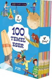 4.SINIFLAR İÇİN 100 TEMEL ESER HİKAYE MASAL KİTAP SETİ TAKIM KUTU - 1