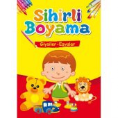 SİHİRLİ BOYAMA KİTABI 4 KİTAP OKUL ÖNCESİ ÖRNEKLİ - 2