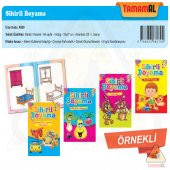 SİHİRLİ BOYAMA KİTABI 4 KİTAP OKUL ÖNCESİ ÖRNEKLİ - 1