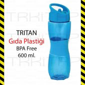 TRİTAN tupperware GIDA PLASTİĞİ 0 BPA FREE MATARA 600ML. GLOBOX - 1