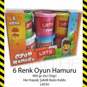 LETS 6 RENK OYUN HAMURU 900GR L8350 PLAY DOUGH 8680679800273 - 5