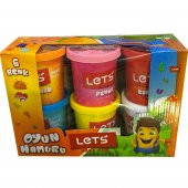 LETS 6 RENK OYUN HAMURU 900GR L8350 PLAY DOUGH 8680679800273 - 8