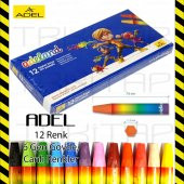 ADELAND 12 RENK PASTEL BOYA 12Lİ KÖŞELİ 8690826202492 - 1