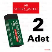 FABER CASTELL SİYAH BÜYÜK SİLGİ 2 ADET 9556089889216 - 1