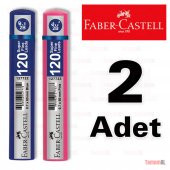 FABER CASTELL 120 Lİ MİN 0,7 KALEM UCU 2 ADET 1427 8690826127771 - 1