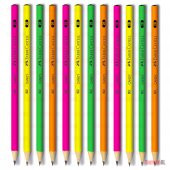 FABER CASTELL YUVARLAK KURŞUN KALEM 1 DÜZNE (12 ADET) FARKLI RENK - 3