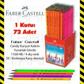 FABER CASTELL YUVARLAK KURŞUN KALEM 72 ADET - 4 FARKLI RENK - 5