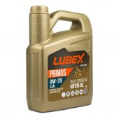 Lubex Primus SJA 0W-20 4 Lt Tam Sentetik Motor Yağı - 1