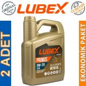 Lubex SJA 0W-20 4 Lt Tam Sentetik Motor Yağı (2 Adet) - 1