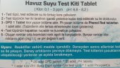 Havuz Suyu Test Kiti Sutest Klor Ph Ölçüm Kiti Haplı Tablet - 3