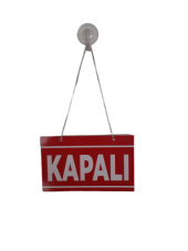 Açık kapalı levhası yazısı - 1