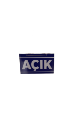 Açık kapalı levhası yazısı - 2