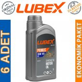Lubex Primus EC 10W-40 1 Lt Yarı Sentetik Motor Yağı (6 Adet) - 1
