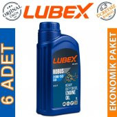Lubex Robus KM 20W-50 1 Lt Mineral Motor Yağı (6 Adet) - 1