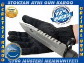 KESİLMEZ ELDİVEN ÇİFT EL PASLANMAZ ÇELİK TEL KORUMALI KESİM GÜVENLİĞİ KURBAN HASIR KASAP ELDİVENİ - 1