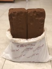 25 KG KIRMIZI SERAMİK HEYKEL PANO TORNA OYUN ÇAMURU - 1
